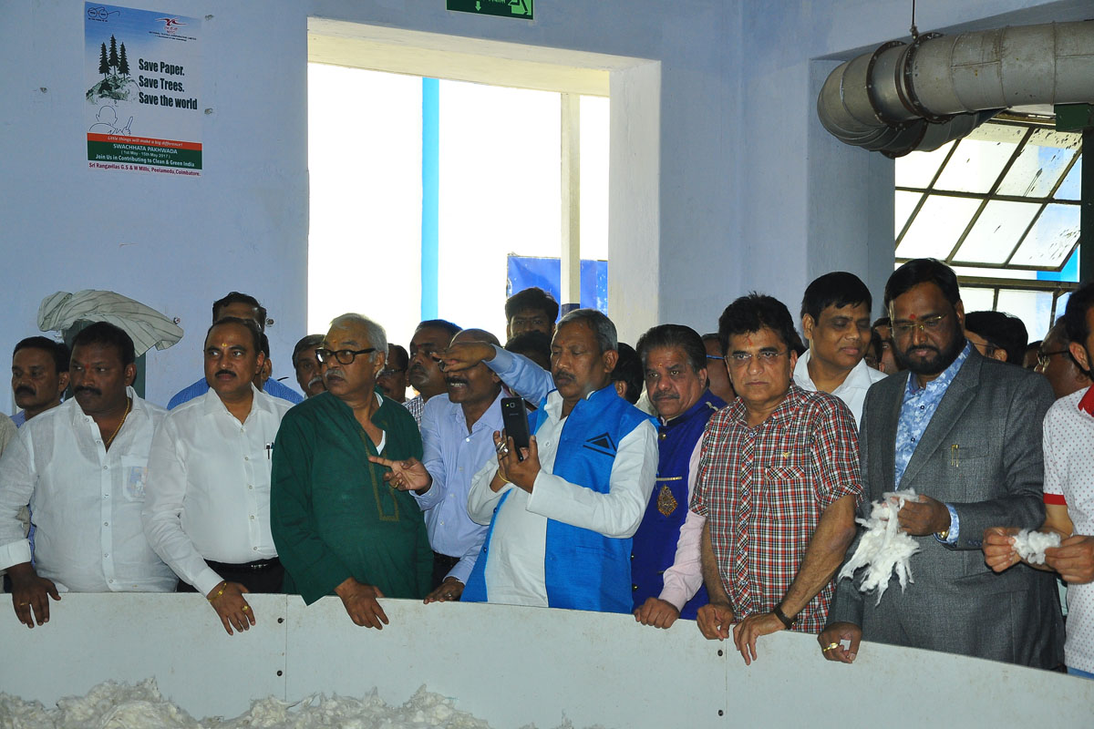 Members of the Parliamentary Labour Committee Meeting and Committee Member’s Visit to Sri Rangavilas Mill, Coimbatore 